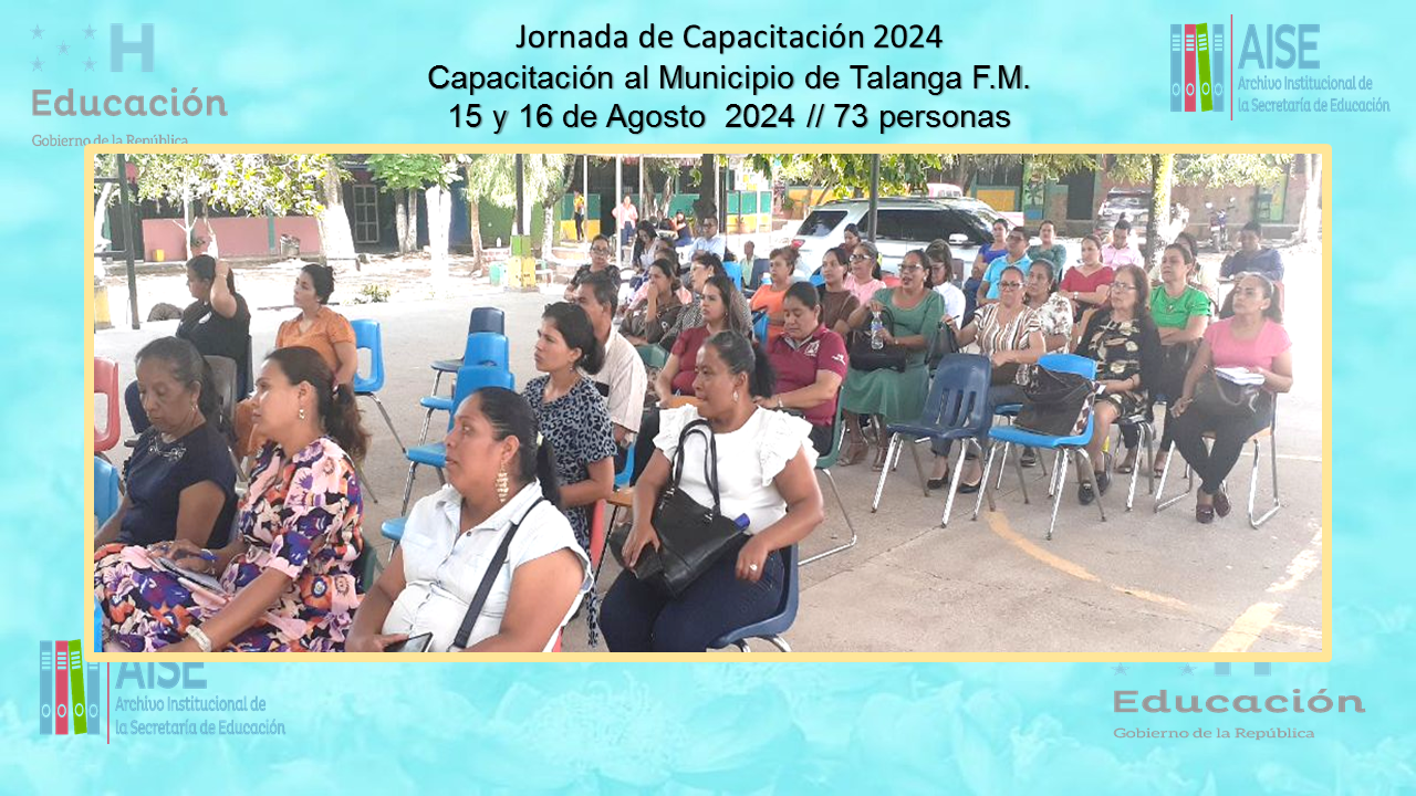 102.- CAPACITACION AL MUNICIPIO DE TALANGA DMU0824