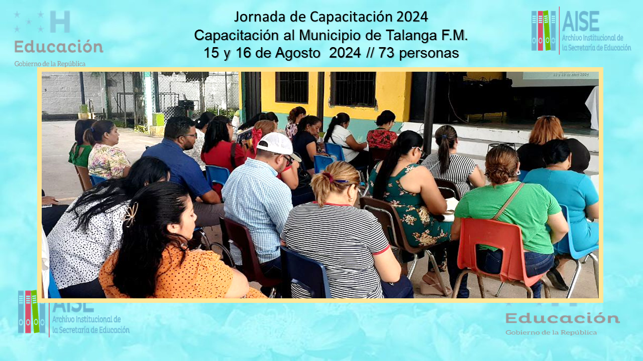 102.- CAPACITACION AL MUNICIPIO DE TALANGA DMU0824