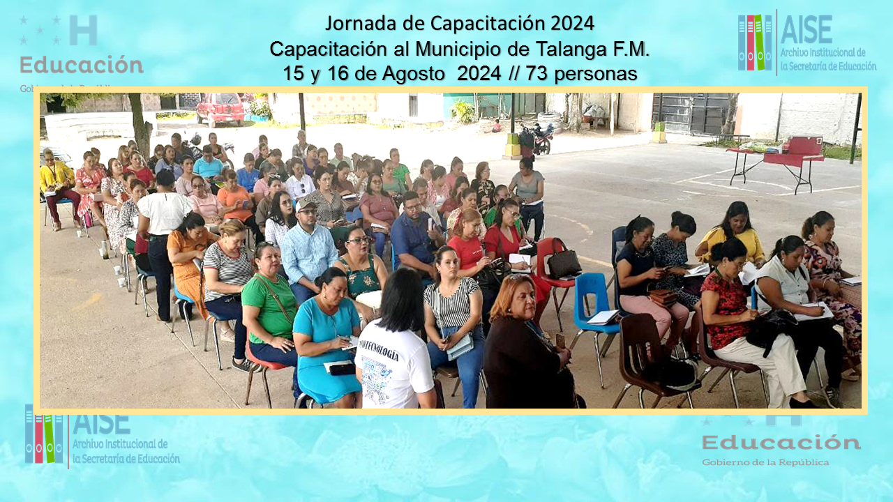 102.- CAPACITACION AL MUNICIPIO DE TALANGA DMU0824