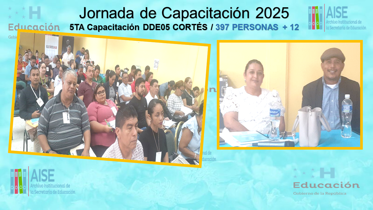 110.- CAPACITACIÓN DIRECCION DEPARTAMENTAL DE CORTÉS DDE05
