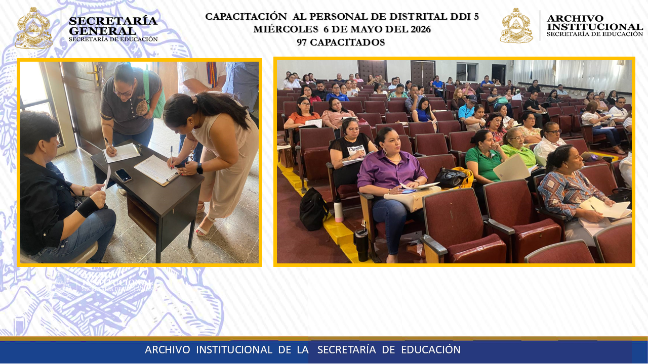 122.- CAPACITACION A LA DIRECCION DISTRITAL # 5 DDI0801 - 5