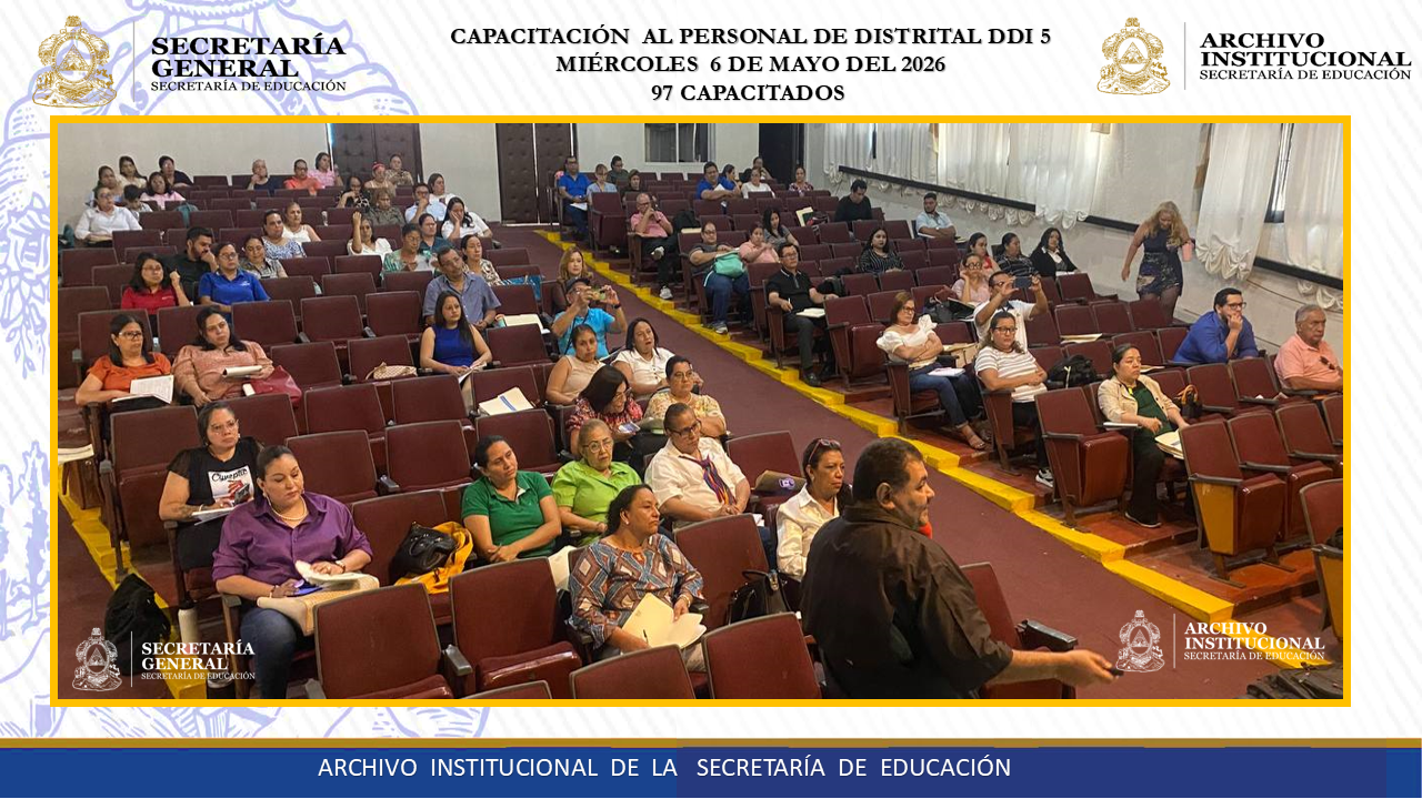122.- CAPACITACION A LA DIRECCION DISTRITAL # 5 DDI0801 - 5
