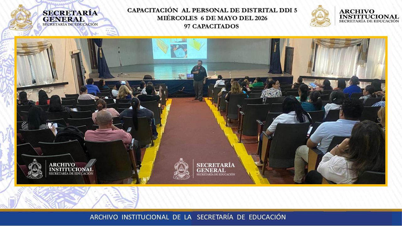 122.- CAPACITACION A LA DIRECCION DISTRITAL # 5 DDI0801 - 5