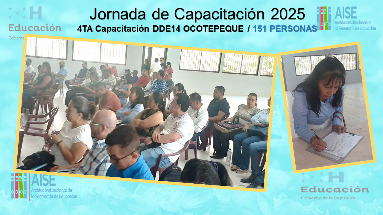 107.- CAPACITACION DDE14 OCOTEPEQUE 2025