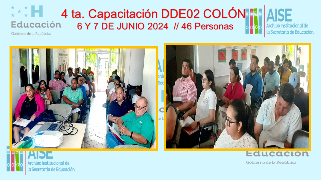 92.- DIRECCION DEPARTAMENTAL DE COLÓN 2024 4TA CAPAC.