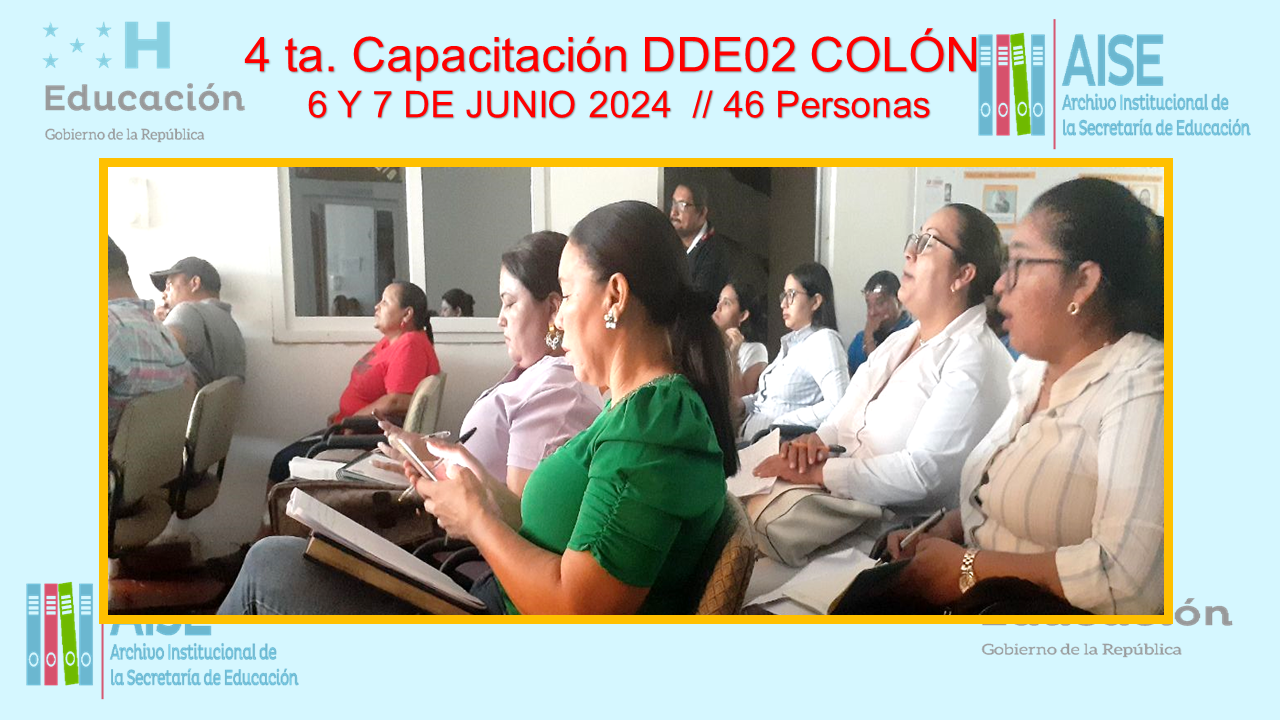 92.- DIRECCION DEPARTAMENTAL DE COLÓN 2024 4TA CAPAC.