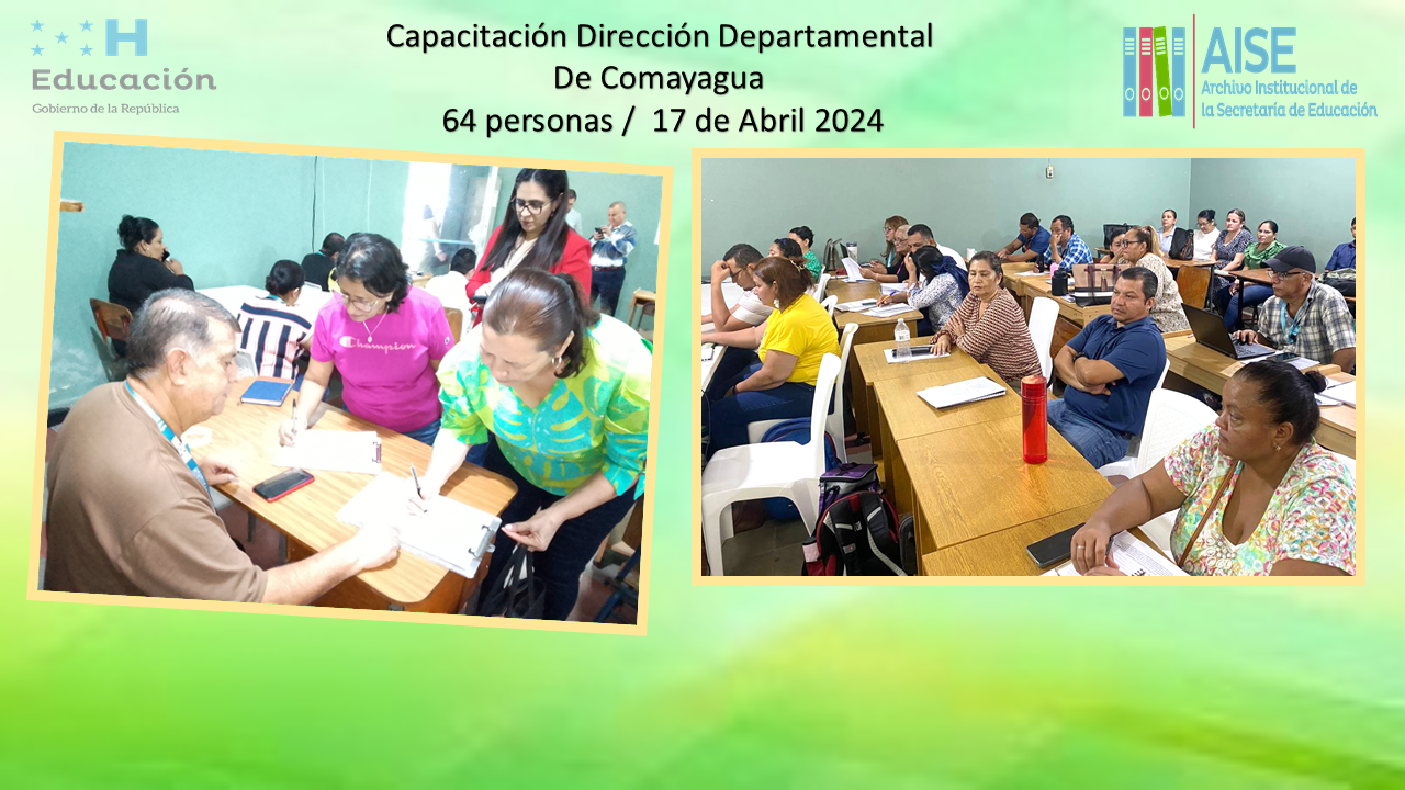 87.- DDE03 COMAYAGUA  4TA JORNADA DE CAPACITACION