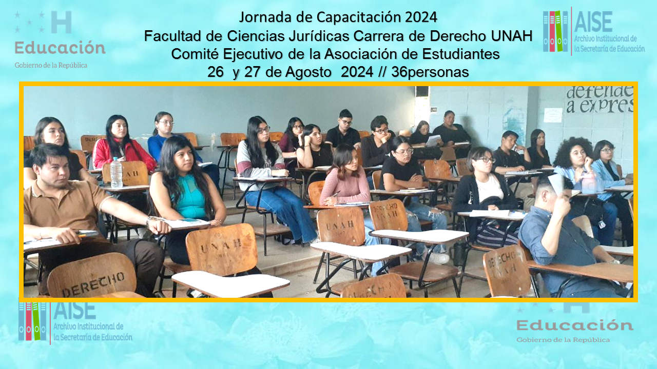 103 . CAPACITACIÓN CIENCIAS JURIDICAS DE LA UNAH