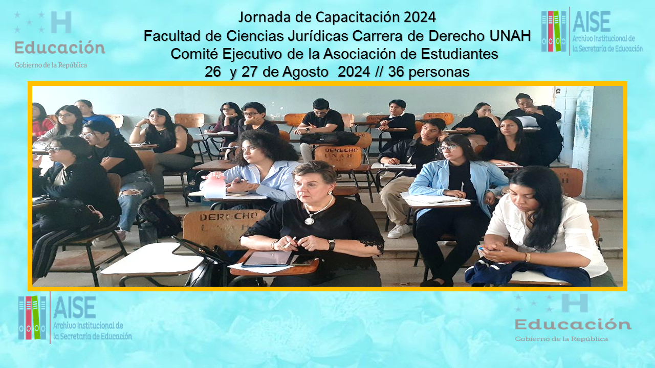 103 . CAPACITACIÓN CIENCIAS JURIDICAS DE LA UNAH