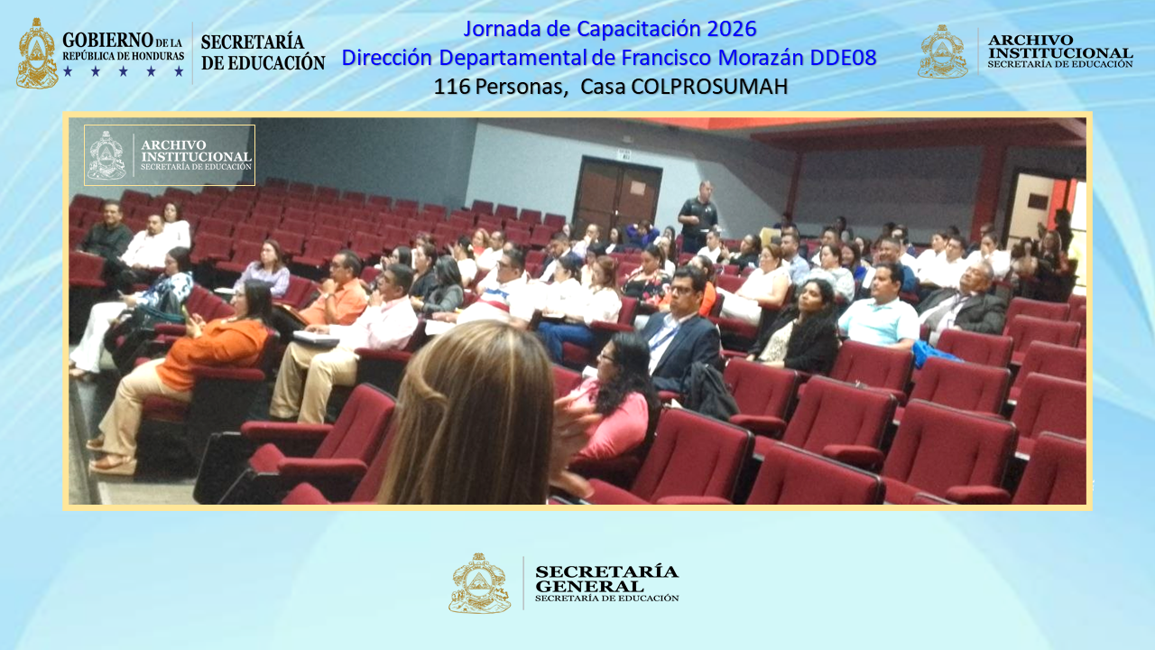 119.- DIRECCION DEPARTAMENTAL FRANCISCO MORAZAN