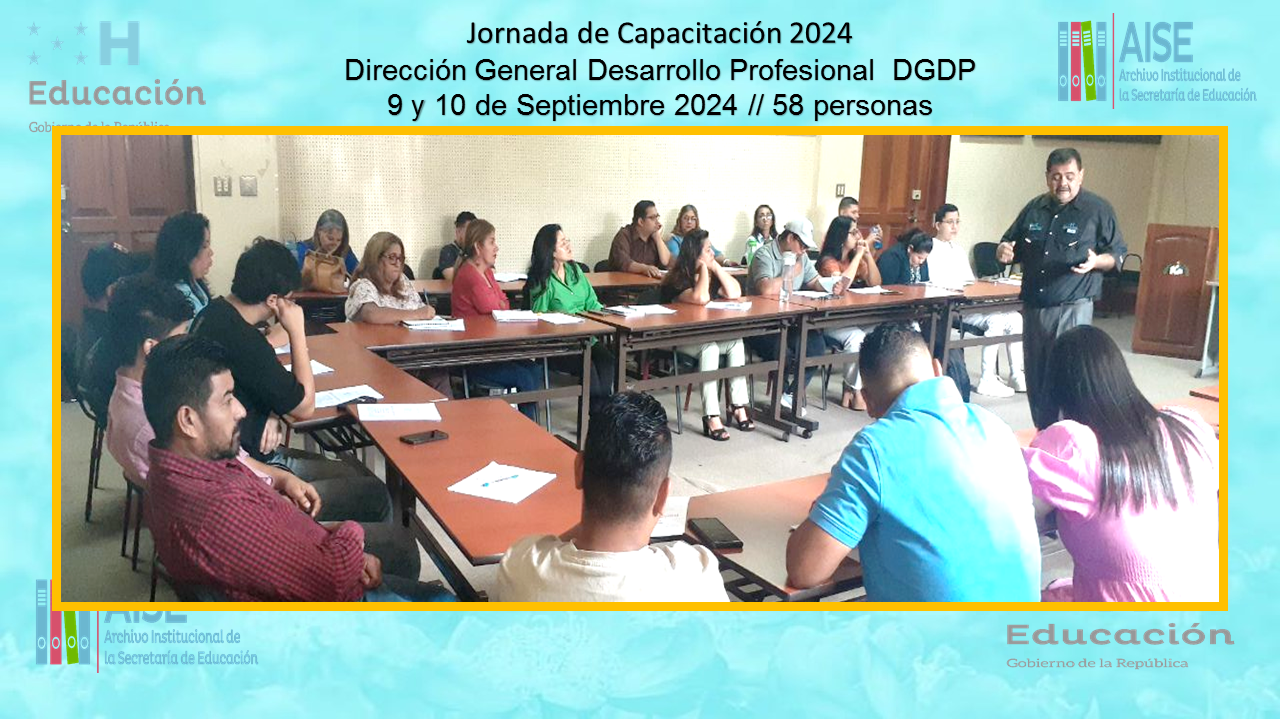 104.-  CAPACITACION EN LA DIRECCION GENERAL DE DESARROLLO PROFESIONAL DGDP P