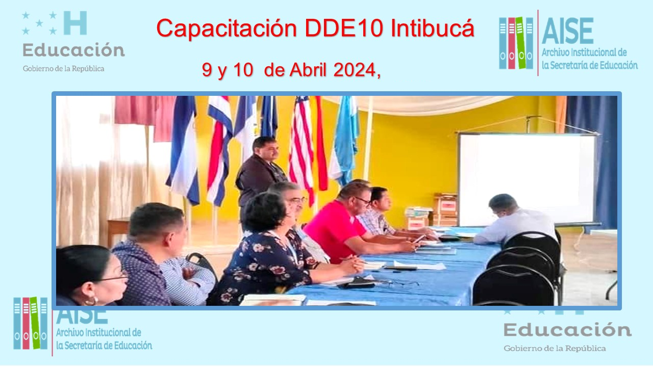 84.- DDE10 INTIBUCA 2024 5TA  JORNADA DE CAPACITACION