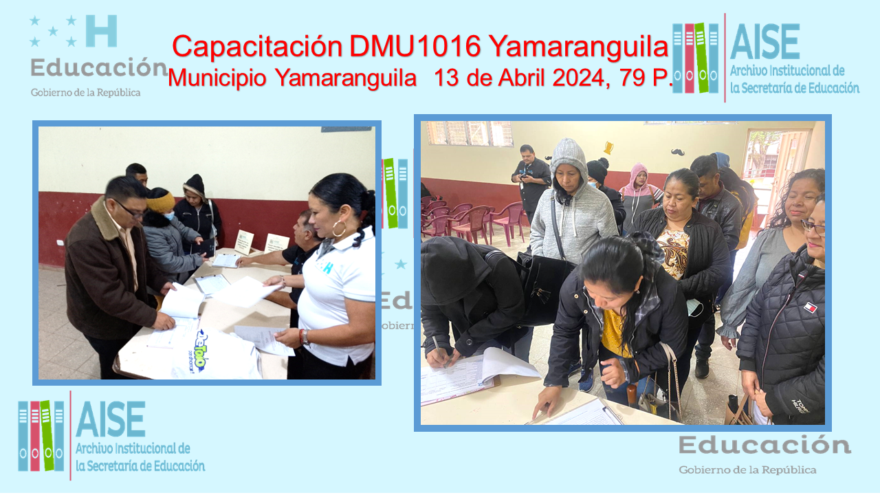 86.- DMU1016 MUNICIPIO DE YAMARANGUILA