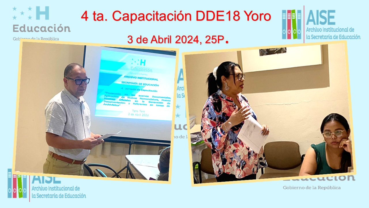 83.- DDE18 YORO 2024 4TA CAPACITACION