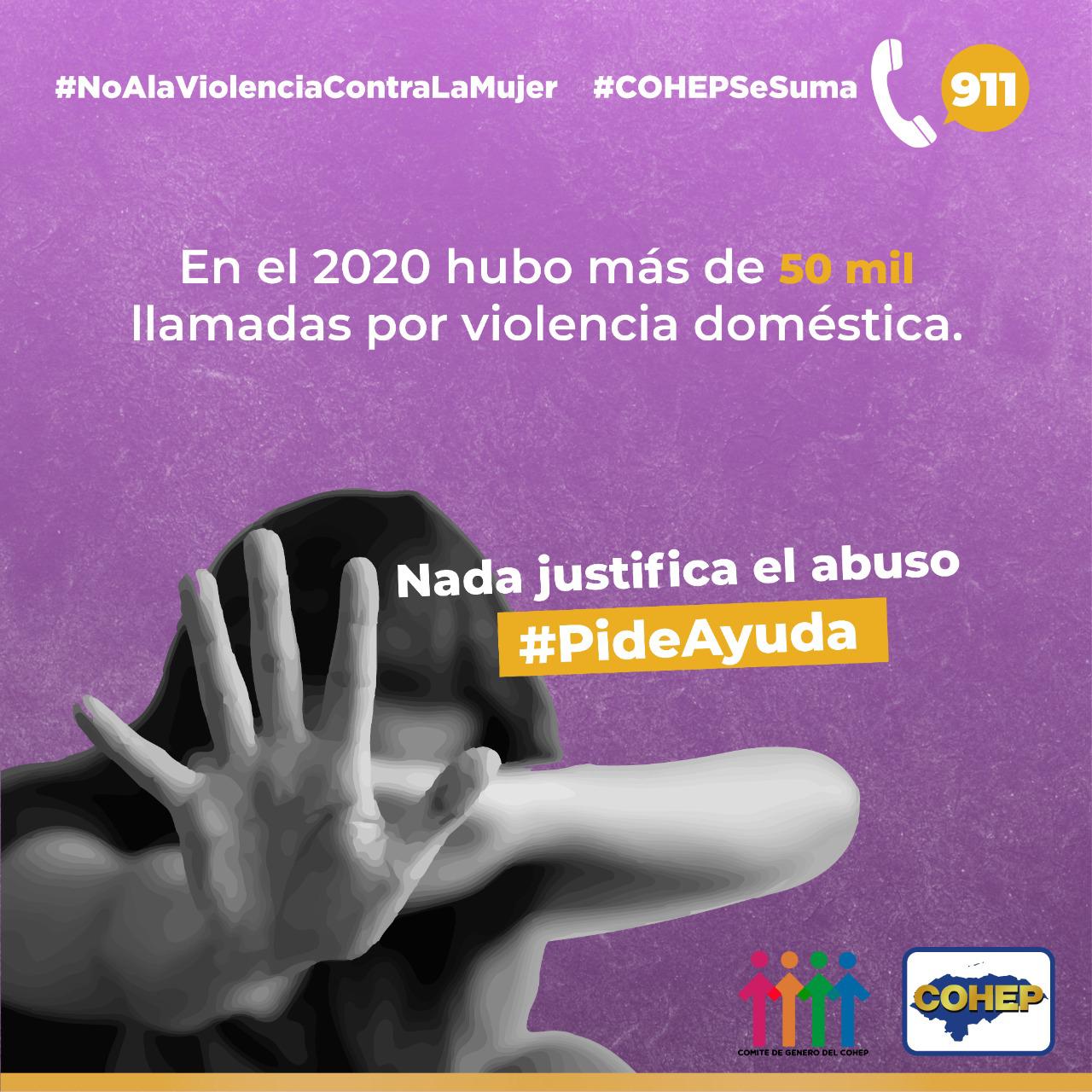 Campaña contra la violencia contra la mujer a raíz del COVID 19. COHEP-SE-ONU HONDURAS
