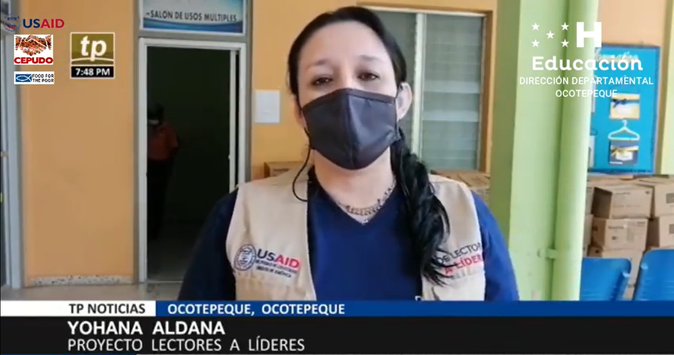 Donación importante de USAID ("De lectores a Líderes"), “CEPUDO” y “FOOD FOR THE POOR”